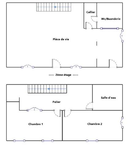 Appartement T3 duplex en hyper centre