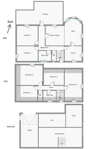 Maison de ville 6 pièces de 134 m² à Paimpol (22500)