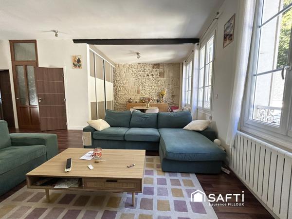 Rare : Maison de village en bord de Loir