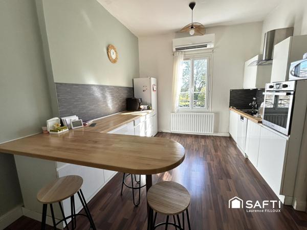 Rare : Maison de village en bord de Loir