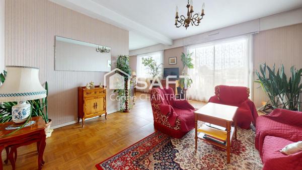 À vendre – Superbe appartement T4 traversant de 85 m² avec balcon plein sud – Bron Église (Place Baptiste Curial)