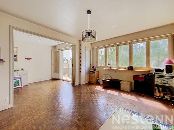 Vente appartement 73m²  2 chambres, Merville, Lorient.
