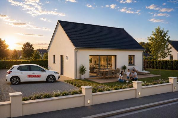 Terrain + Maison à vendre 4 pièces - 70 m²