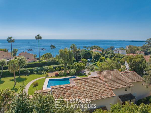 Cannes EDEN : Magnifique villa vue mer avec piscine – domaine privé