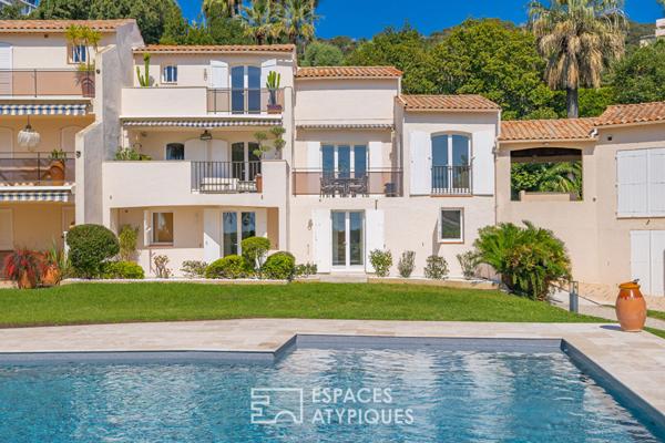 Cannes EDEN : Magnifique villa vue mer avec piscine – domaine privé