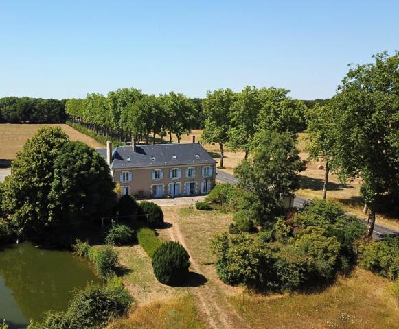 Grande propriété rénovée avec gîtes et 5 hectares de terrain aux portes de Tours