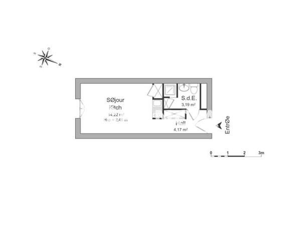 Location Studio 21.58 m² - 1 RUE DES MIMOSAS Buxerolles 86180