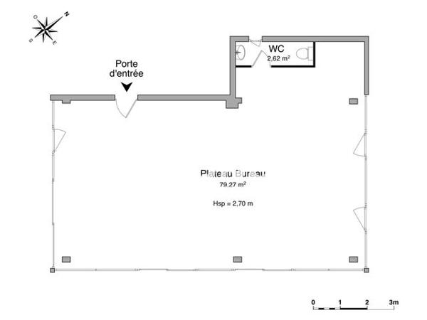 Location Local commercial 1 pièce 81.9 m² - 60 AVENUE DE BAYONNE Anglet 64600