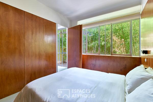 Maison d’architecte avec terrasse au calme d’une impasse