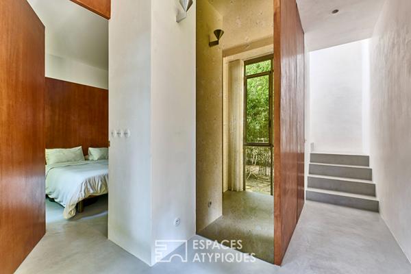 Maison d’architecte avec terrasse au calme d’une impasse