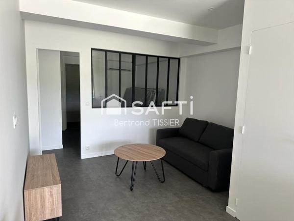 Appartement T2 en RDJ, très récent, grande terrasse
