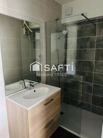 Appartement T2 en RDJ, très récent, grande terrasse