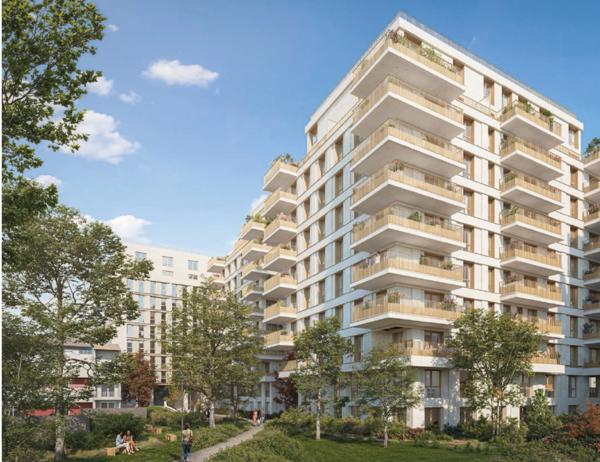 appartement T1 à vendre COURBEVOIE (92), surface habitable 37.39 m2 + 1 park en s-sol