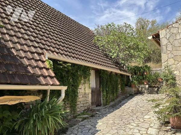 Situation pittoresque : propriété en pierre de charme avec dépendances, piscine et 4 chalets en...