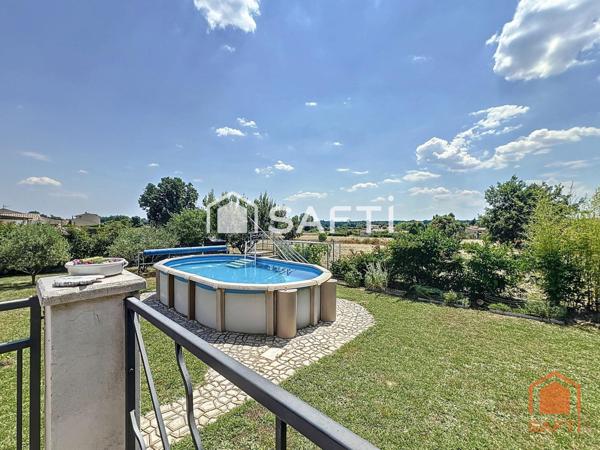 Villa de 90m² sur 857m² de terrain avec piscine