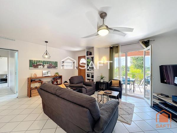 Villa de 90m² sur 857m² de terrain avec piscine