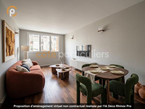 Vente Appartement49 m² - 3 Pièces - PARIS (75012)