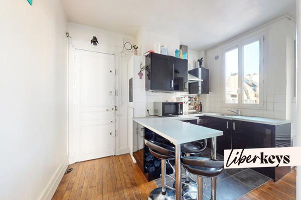 Calme, Charme & Cachet au coeur des Batignolles - T2 traversant de 34 m²