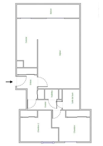 Appartement 3 pièces à louer à Nantes