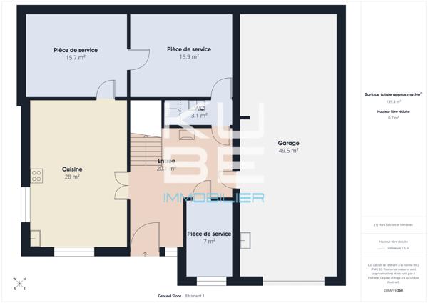 Maison de village 8 pièce(s) 3 chambre(s) 180.5 m²