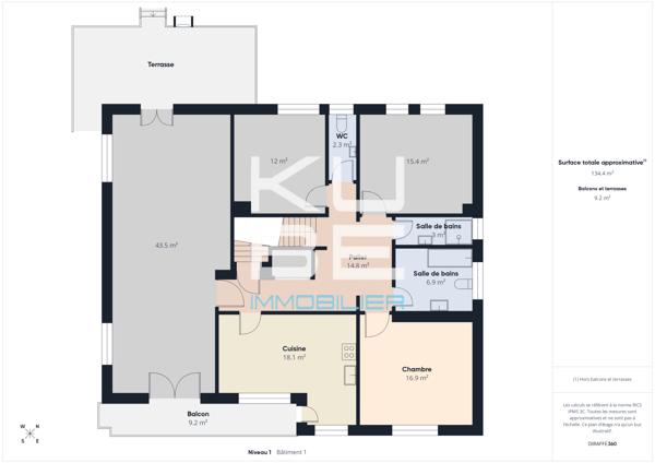 Maison de village 8 pièce(s) 3 chambre(s) 180.5 m²