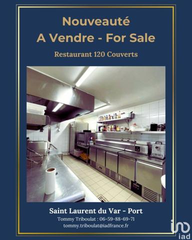 Restaurant à vendre 117 m² Saint-Laurent-du-Var