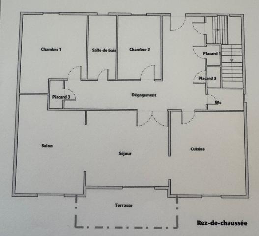 Saint-Affrique (12400) Maison T4 meublée à Saint-Affrique 100 m² hab sur 487m2 terrain