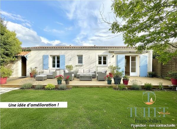 MAISON PLAIN-PIED 3CHAMBRES + GARAGE