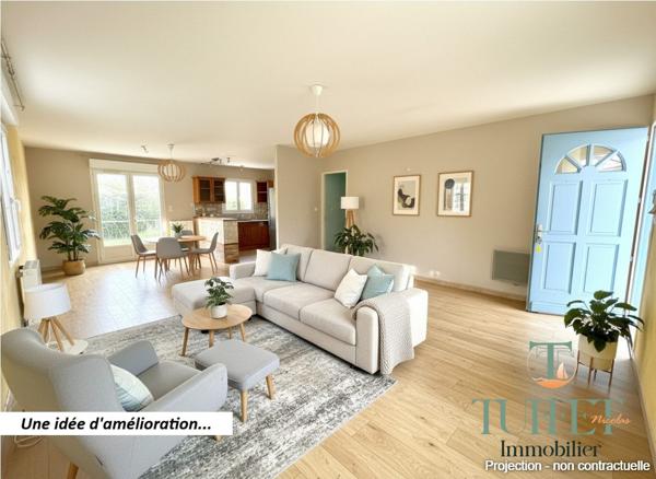 MAISON PLAIN-PIED 3CHAMBRES + GARAGE