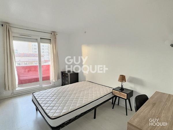 Appartement 3 pièces meublé avec balcon à louer à Aubervilliers