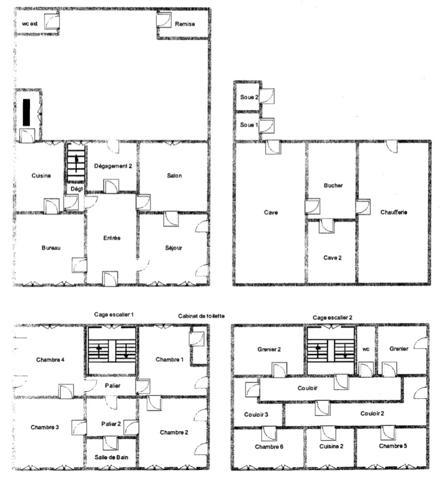 Maison en centre-ville d'ALENCON 220 m² avec beau potentiel proche de la Mairie