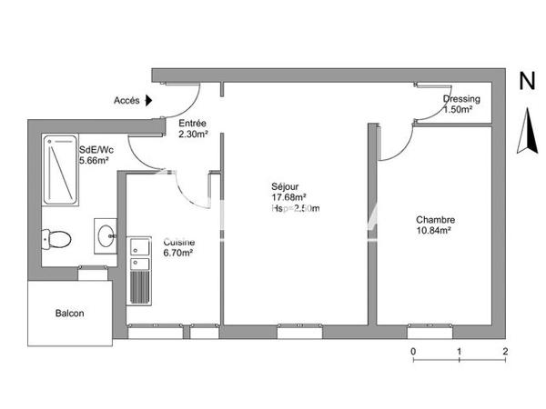 Location Appartement 2 pièces 44.68 m² - AVENUE MARIUS RUINAT Marignane 13700