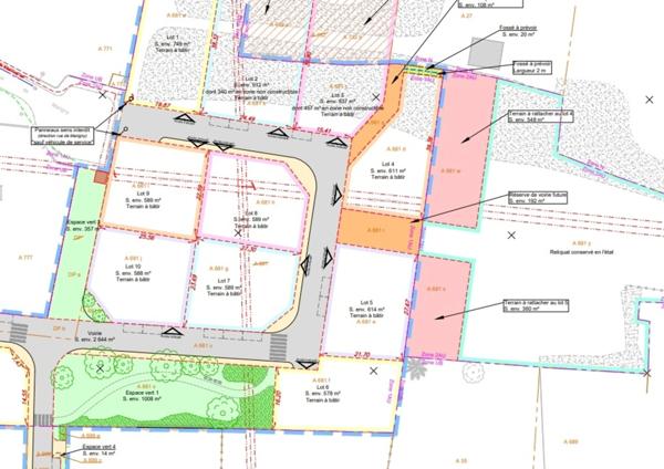 Terrain à vendre GISSEY SUR OUCHE (21) Terrain de 1159 m² dont 611 m² à bâtir.