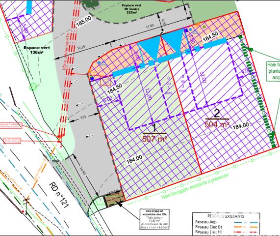 Terrain à vendre 507 m² Courvaudon