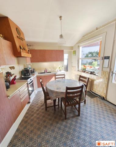 Maison 127 m² - habitable de plain-pied - jardin.