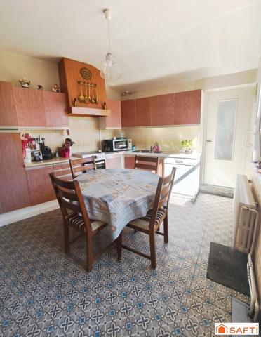 Maison 127 m² - habitable de plain-pied - jardin.