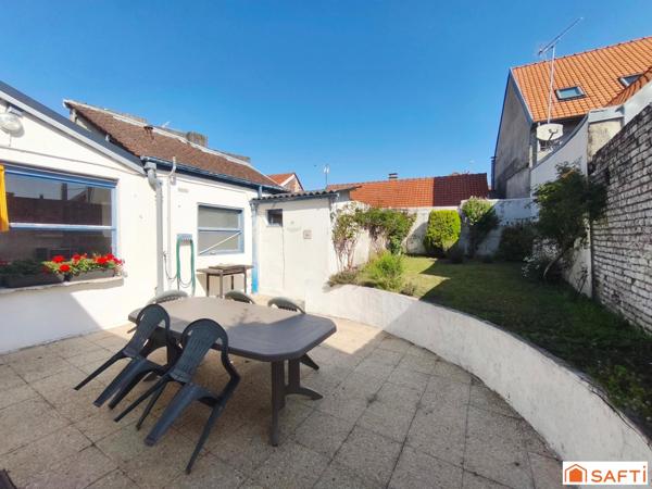 Maison 127 m² - habitable de plain-pied - jardin.