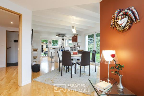 Villa belvédère avec vue sur le lac Léman