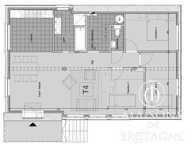 29930 PONT AVEN Appartement neuf T4 - Proche centre-ville de Pont-Aven
