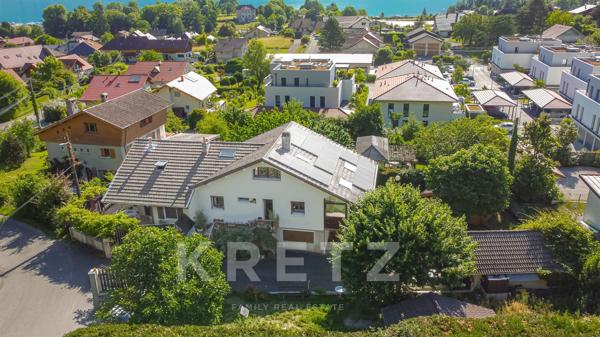 Lac d'Annecy- Sevrier- Maison au calme- vue lac- 2 garages