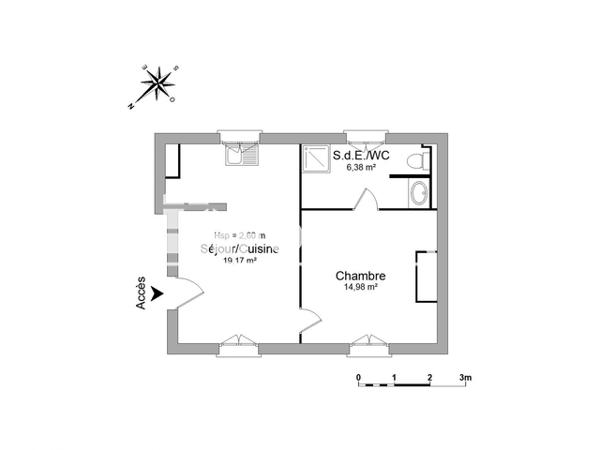 Location Appartement 2 pièces 40 m² - 14 RUE CHRISTIAN PFISTER Nancy 54000
