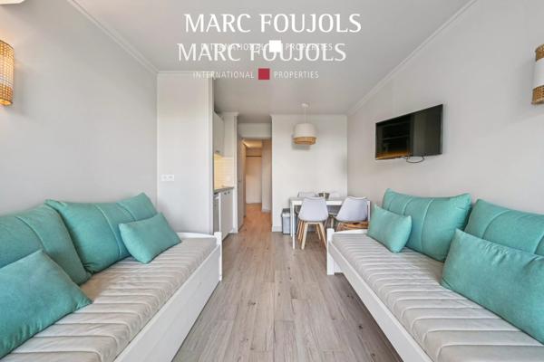 2 pièces avec terrasse vue mer – piscine et tennis dans la résidence