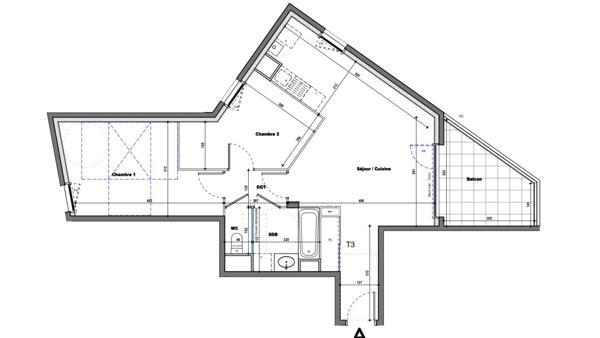 Appartement à vendre 3 pièces 61 m² Tassin-la-Demi-Lune