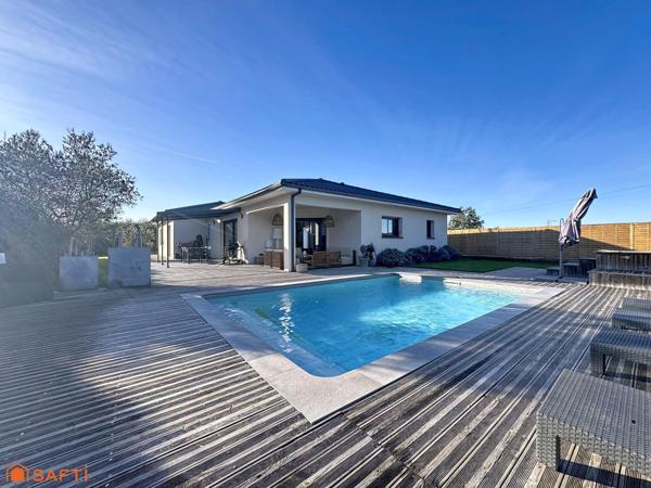 Maison contemporaine, 151m² sur 1340m² de parcelle