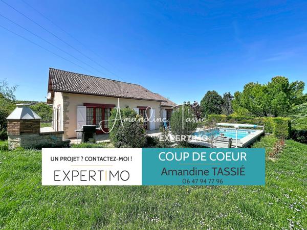 Aguessac (12520) Maison avec piscine et ses 3560m² de terrain