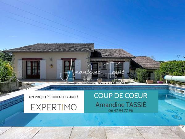 Aguessac (12520) Maison avec piscine et ses 3560m² de terrain