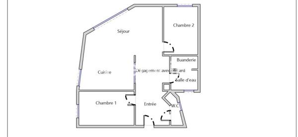 Appartement
         3 pièces
        - 60 m² 480 000 € *