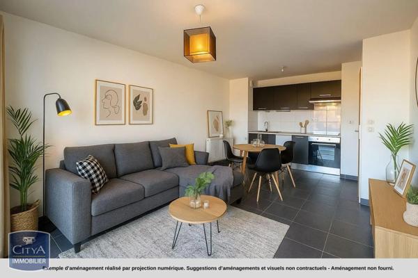 Appartement à vendre 2 pièces 38.81m²