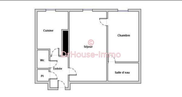 Appartement à vendre 2 pièces de 38 m²