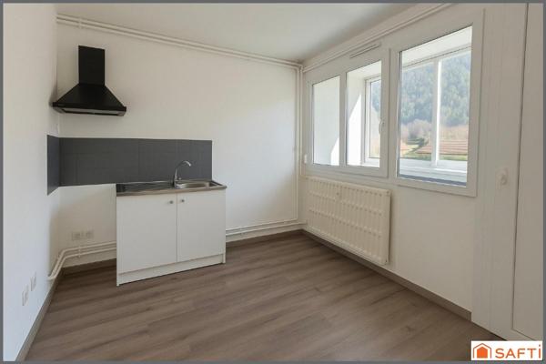 T1 bis rénové - immeuble isolé - vue montagne